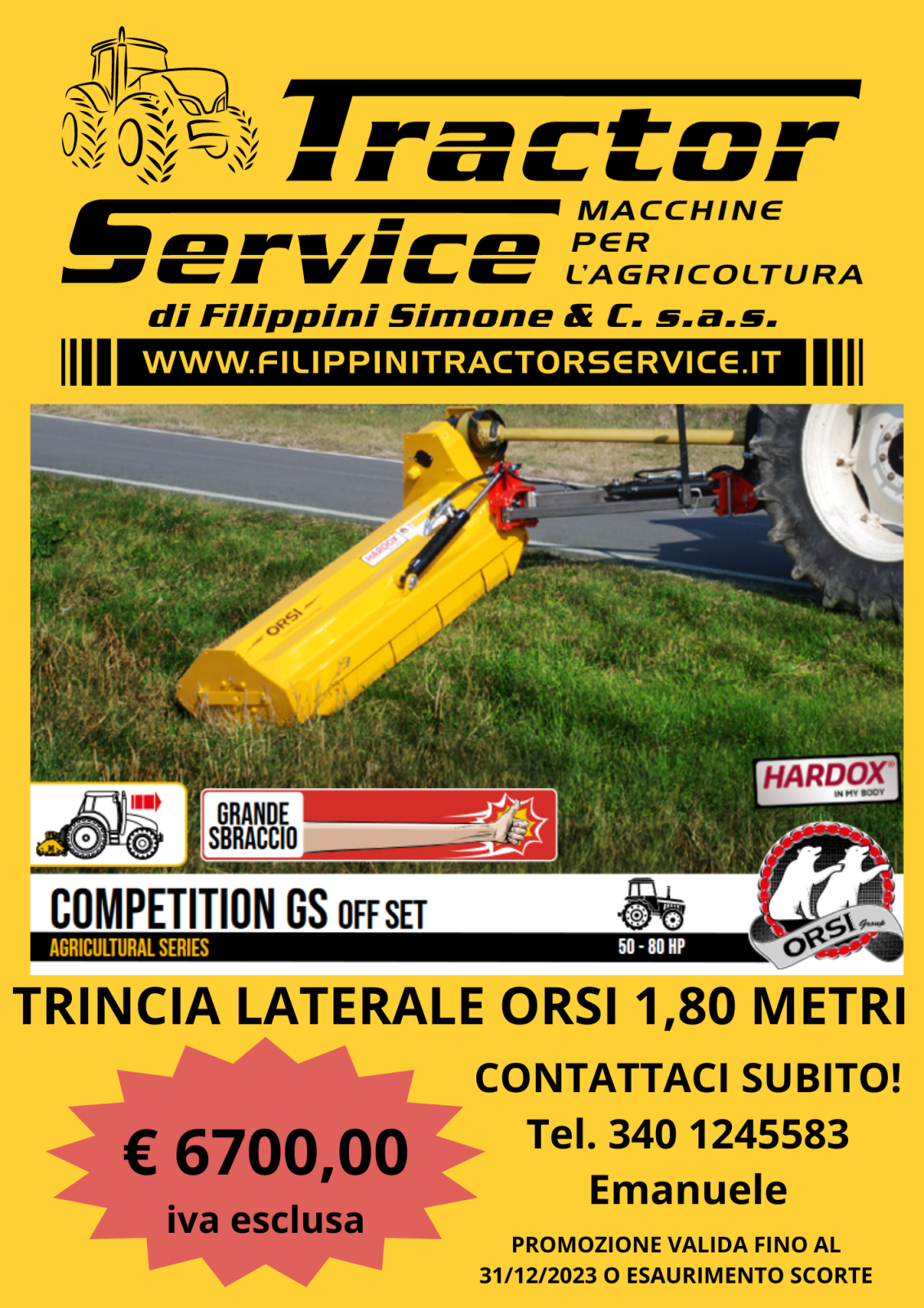 orsi group trincia erba taglia erba trincia laterale giraffa deleks nobili maschio attrezzatura agricola macchine agricole offerta trattore tagliaerba preparazione del terreno
