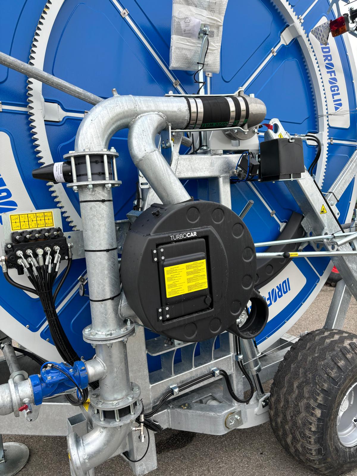 rotolone nuovo macchina semovente idrofoglia filippini tractorservice il dottore dei trattori tractors agriculture irrigation irrigazione  idromop elchos veneto 